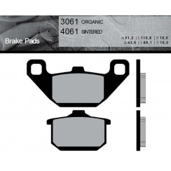 Тормозные колодки Brenta FT 4061 Sintered