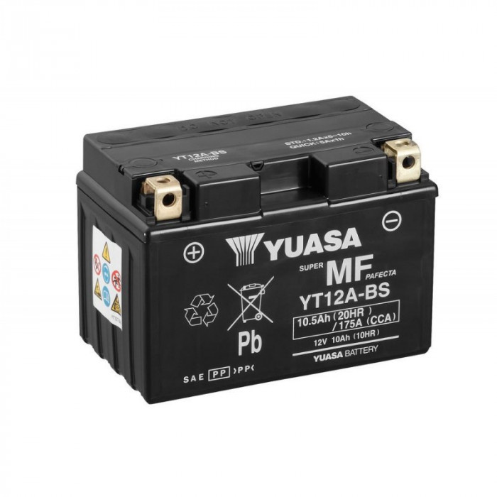 Мото аккумулятор YUASA YT12A-BS