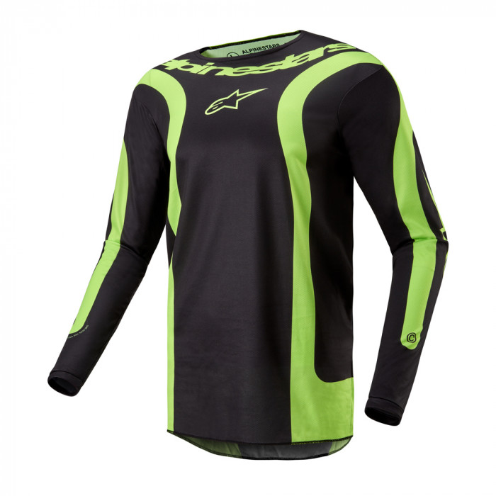 Джерси Alpinestars Fluid Lurv, черно-желтый, размер L
