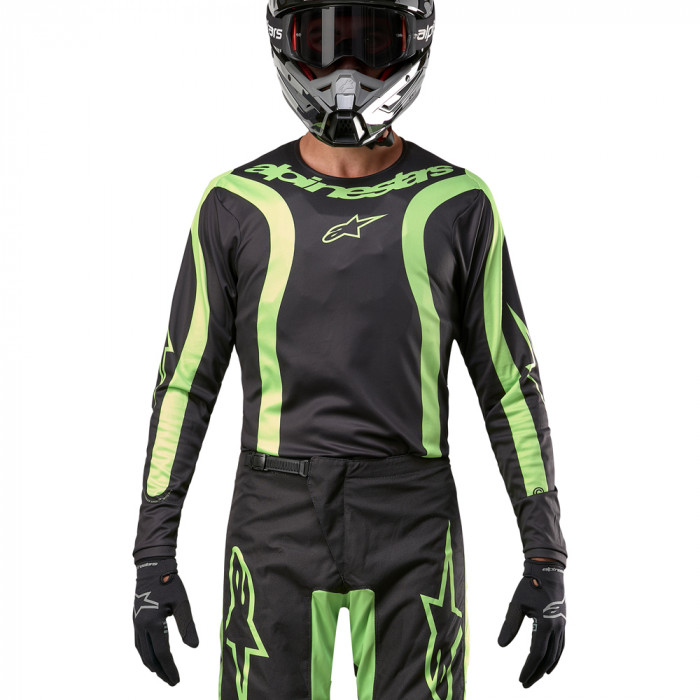 Джерси Alpinestars Fluid Lurv, черно-желтый, размер L