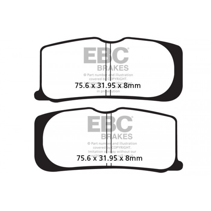 Тормозные колодки EBC FA474