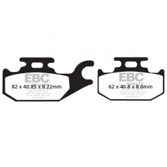 Тормозные колодки карбон EBC FA413TT
