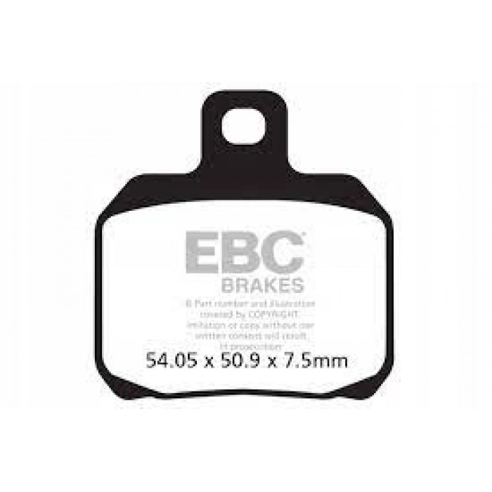 Тормозные колодки синтетические EBC FA266HH