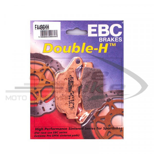 Тормозные колодки FA496HH DOUBLE H Sintered