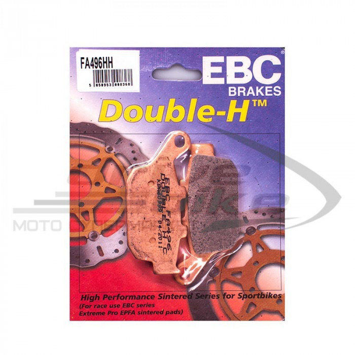 Тормозные колодки EBC FA496HH DOUBLE H Sintered