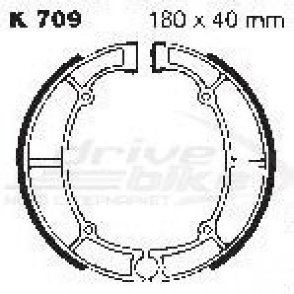 Тормозные накладки EBC K709