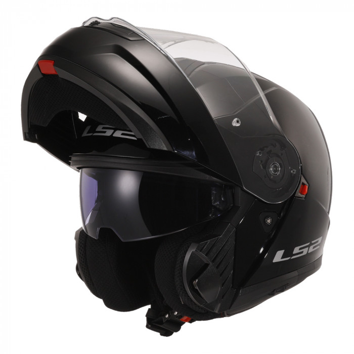 Мотошлем LS2 FF908 STROBE II Solid, глянцевый черный, размер XL