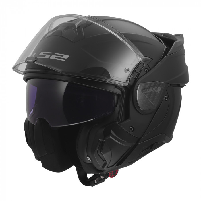 Мотошлем LS2 FF910 ADVANT II SOLID, черный матовый, размер XL