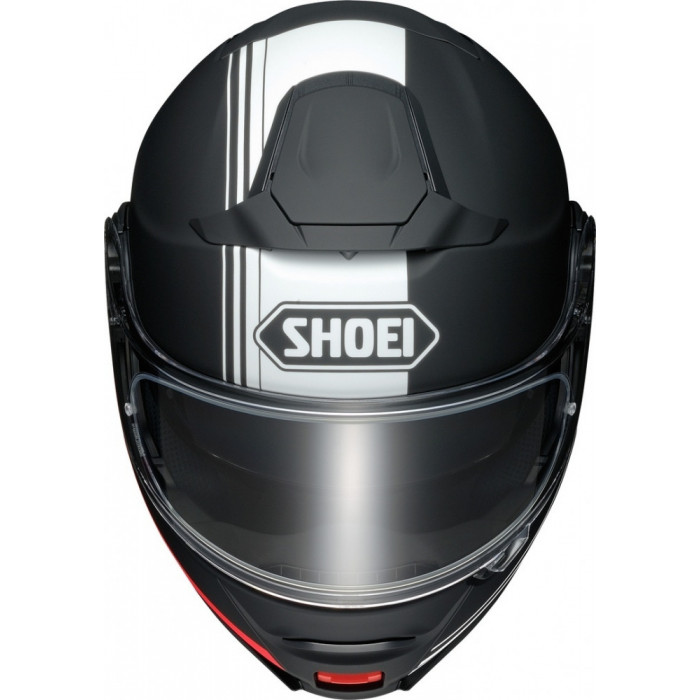 Мотошлем SHOEI NEOTEC II SEPARATOR, черно-бело-красный, размер XS