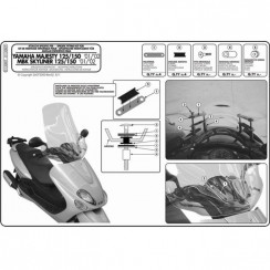 Крепеж ветрового стекла GIVI D130KIT Yamaha Majesty 125/150/180 (01-11)