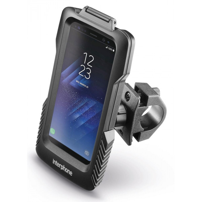 Держатель для смартфона на руль мотоцикла и велосипеда Interphone Samsung S8/S9