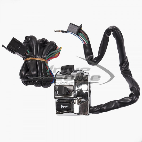 Пульт управления рулевой Universal Turn Signal левый, цвет Хром