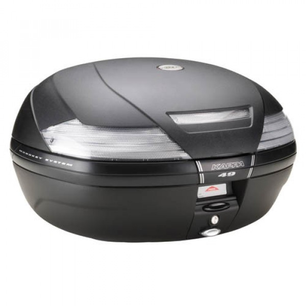 Кофр центральный K49NT Monokey 49 литров пластиковый, цвет Черный/Серый