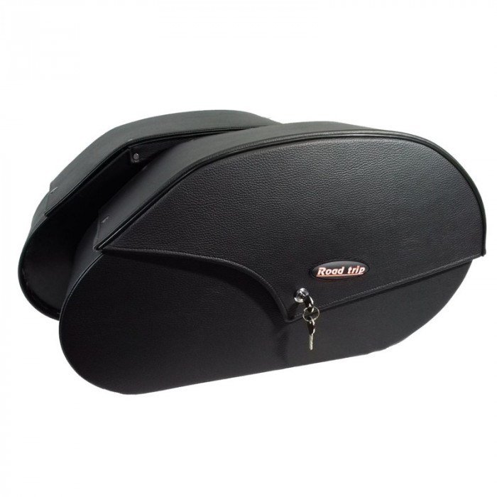 Кофры боковые кофры Roadtripmoto Fab-HB (с креплениями) пластиковые, цвет Черный
