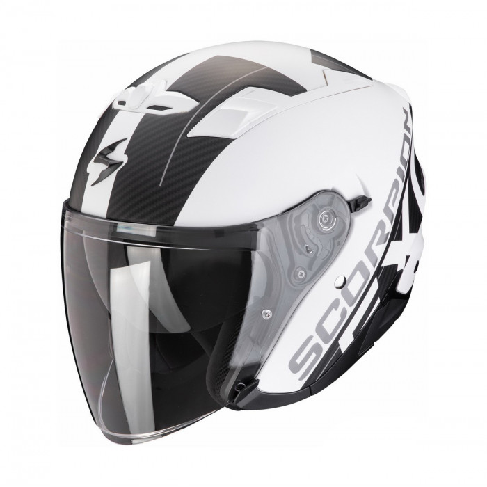 Мотошлем Scorpion EXO EXO-230 QR, цвет Белый Матовый/Черный, Размер M