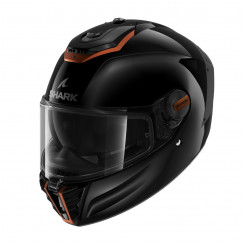 Мотошлем SHARK SPARTAN RS BLANK SP, цвет Черный/Коричневый, Размер L