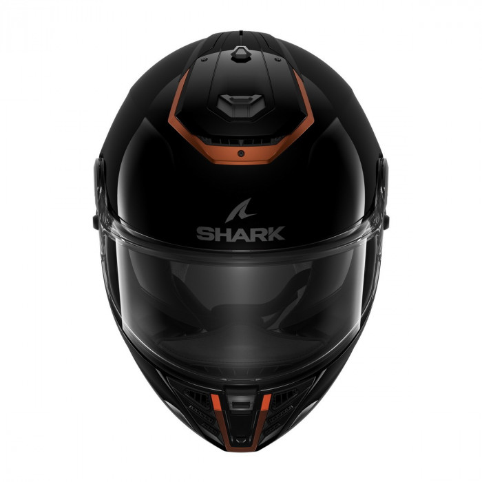 Мотошлем SHARK SPARTAN RS BLANK SP, цвет Черный/Коричневый, Размер S
