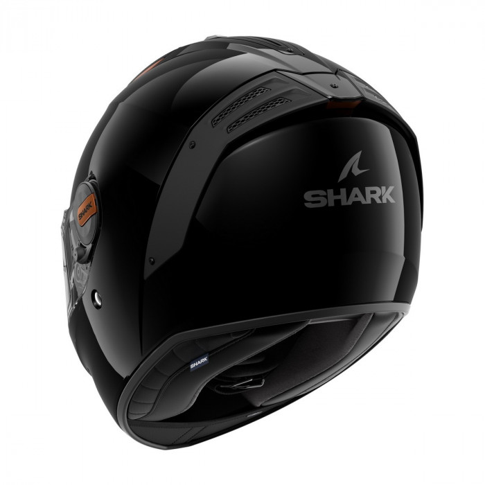 Мотошлем SHARK SPARTAN RS BLANK SP, цвет Черный/Коричневый, Размер S