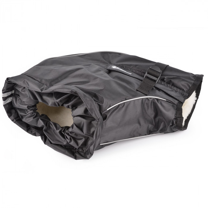 Термомуфта на руль Starks Warm 35 (S-M), цвет Черный