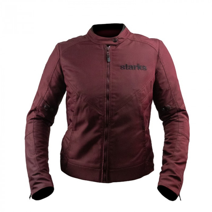 Мотокуртка женская Starks Urban jacket 2.0 Lining Women текстиль цвет Бургунди, Размер L