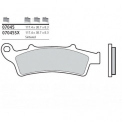 Тормозные колодки Brembo 07045