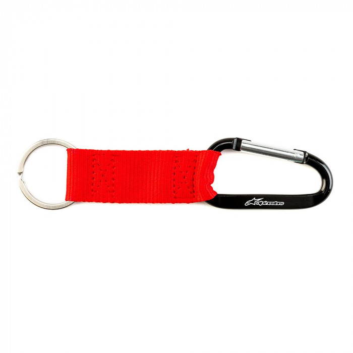 Брелок Alpinestars SNAP HOOK KEY FOB, красный, размер 30