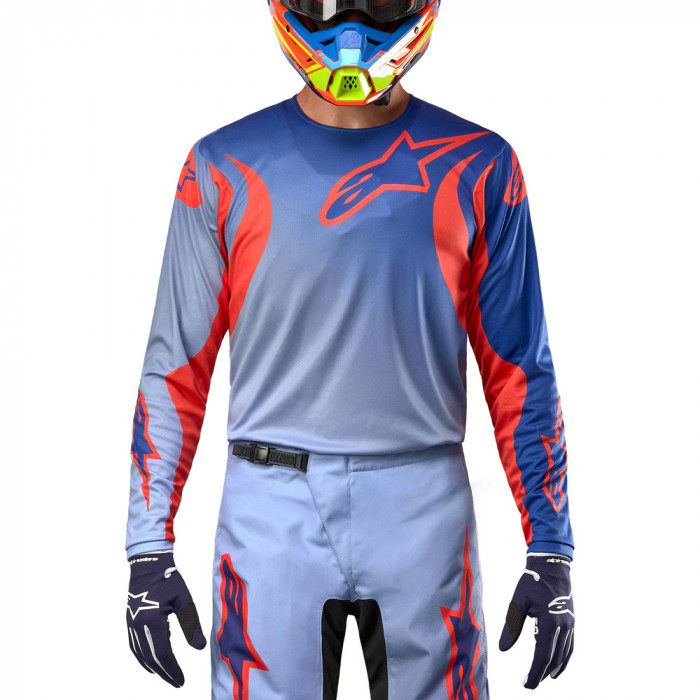 Джерси Alpinestars Fluid Lucent, Сине-оранжевый, размер L