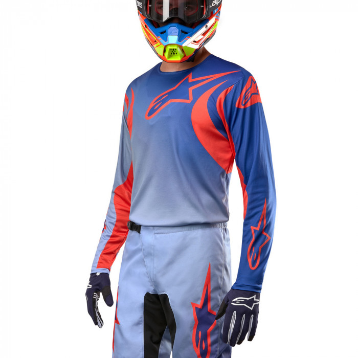 Джерси Alpinestars Fluid Lucent, Сине-оранжевый, размер L