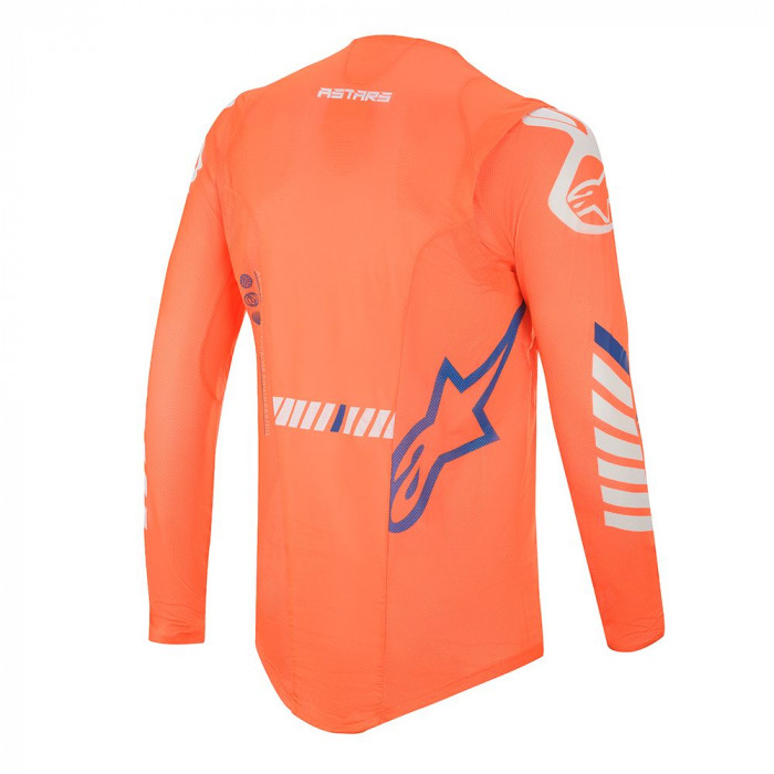 Джерси Alpinestars SUPERTECH JERSEY, оранжево-бело-синий, размер L