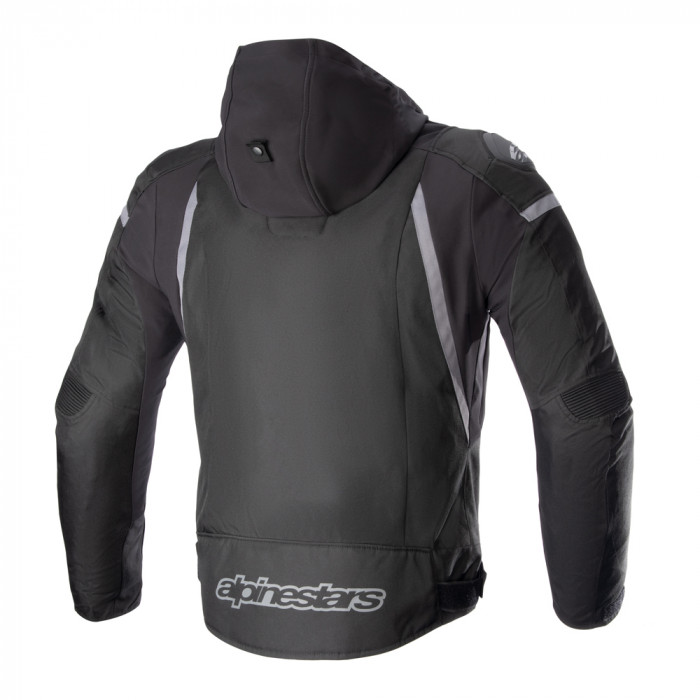 Мотокуртка Alpinestars Zaca Waterproof, черно-серый, размер 2XL