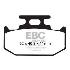 Тормозные колодки EBC FA152/2TT