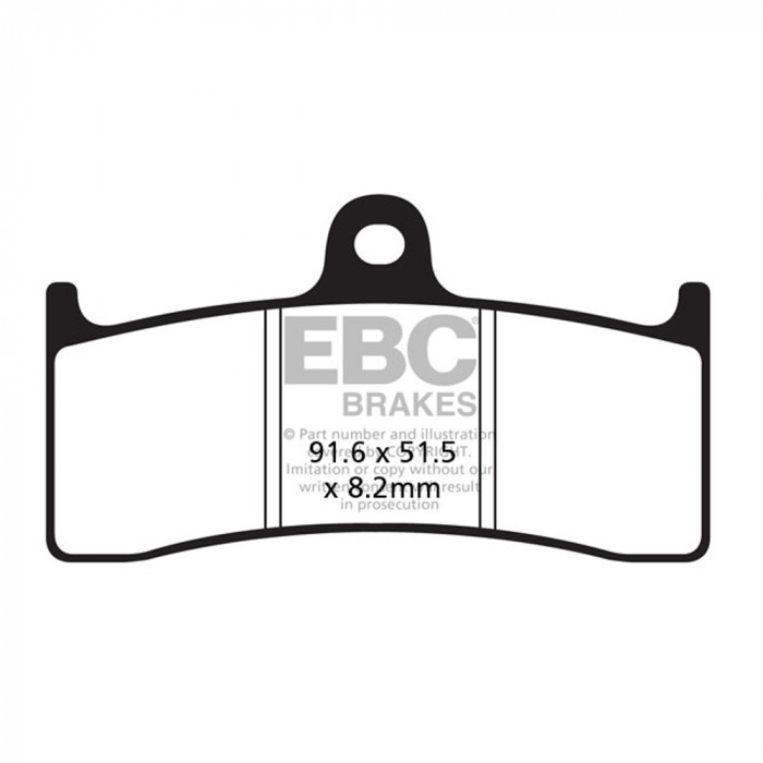 Тормозные колодки синтетические EBC FA424HH