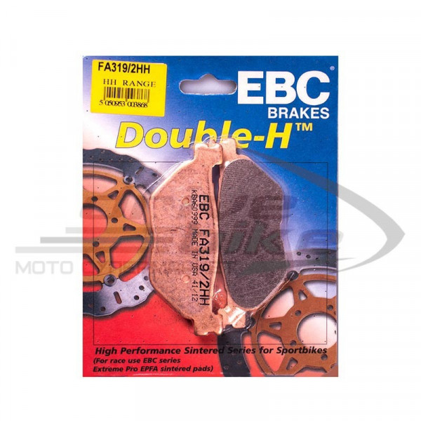 Тормозные колодки FA319/2HH DOUBLE H Sintered