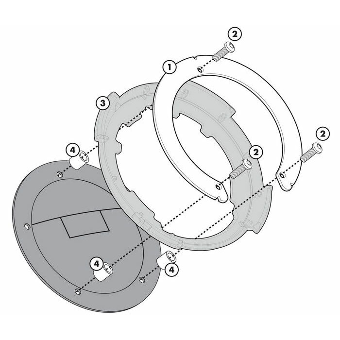 Специальный фланец GIVI BF34 TANKLOCK