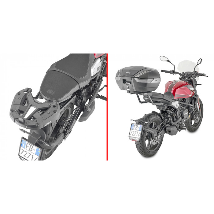 Крепеж центрального кофра GIVI 9351FZ MOTO MORINI Seiemmezzo SCR 650 (22 > 24), Seiemmezzo STR 650 (22 > 24)