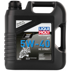 Моторное масло LIQUI MOLY Motorbike 4T HC Street 5W-40 SN Plus MA2 (4л)