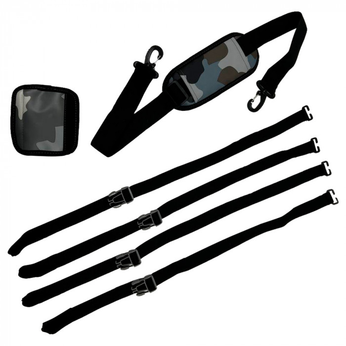 Багажная сумка LS2 Water Proof PVC Камо серая, 65л