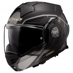 Мотошлем LS2 FF901 ADVANT X METRYK, черный матовый-серый, размер S