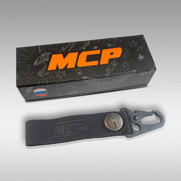 Брелок кожаный MCP KR, черный