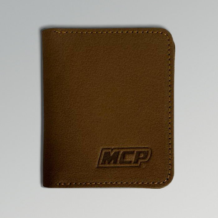 Бумажник кожаный MCP WL, коричневый