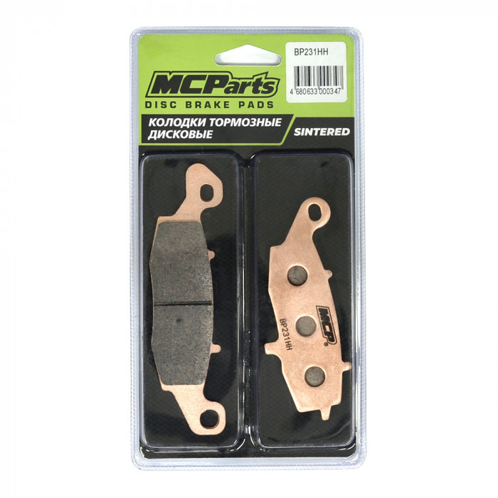 Тормозные колодки MCP аналог FA231HH (SINTERED)