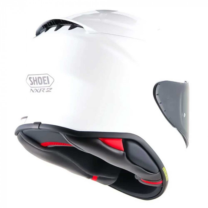 Мотошлем SHOEI NXR 2 PLAIN 3XL, белый, размер 3XL