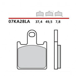 Тормозные колодки полусинтетические EBC FA387V