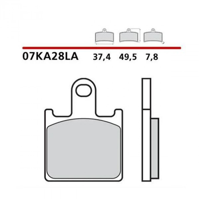 Тормозные колодки полусинтетические EBC FA387V