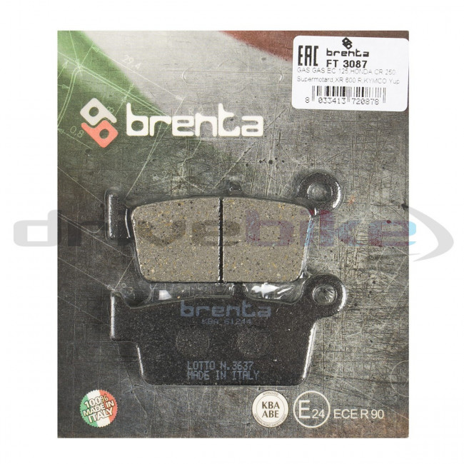 Тормозные колодки FT 3087 Organic