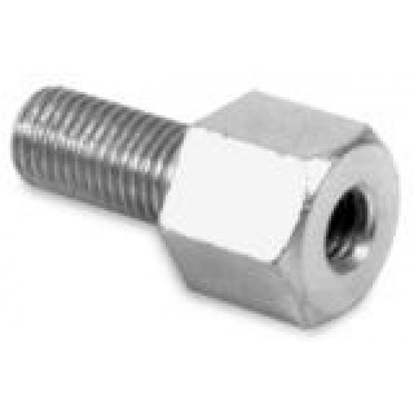 Адаптер зеркала 10 мм L/H (мама) 10 мм R/H (папа) YAMAHA правый, цвет Хром