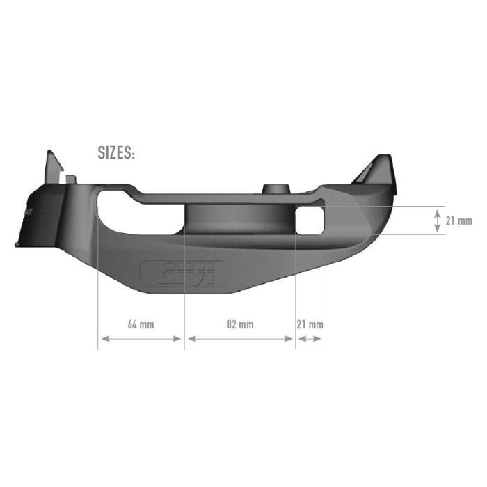 Площадка под центральный кофр GIVI M6M Monolock
