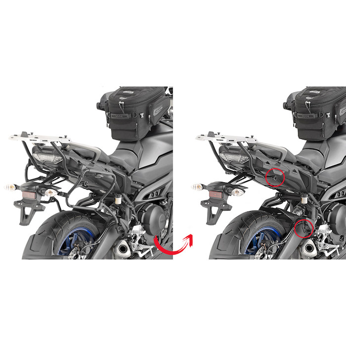 Крепеж боковых кофров GIVI PLXR2139 Yamaha 900/900 Tracer (18)
