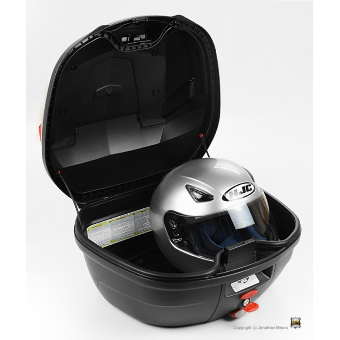 Кофр MONOLOCK л Givi - B37N, чёрный, красный