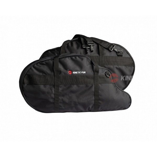 Сумки в боковые кофры Kinetic FUN Honda GL1800 Gold Wing (пара) текстиль, цвет Черный